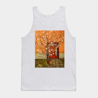 Blooming tree in front of the door. Castello de Empuries Tank Top